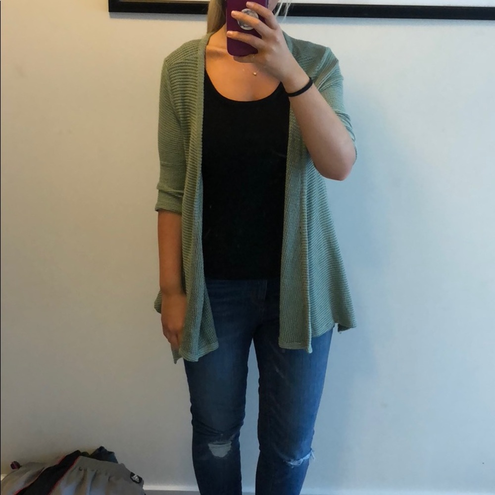 Green sweater